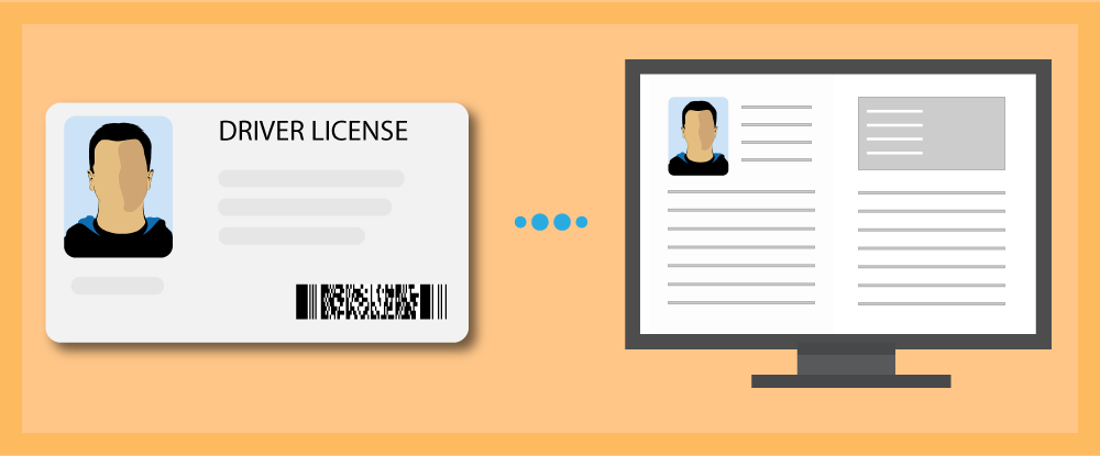 drivers licence barcode format